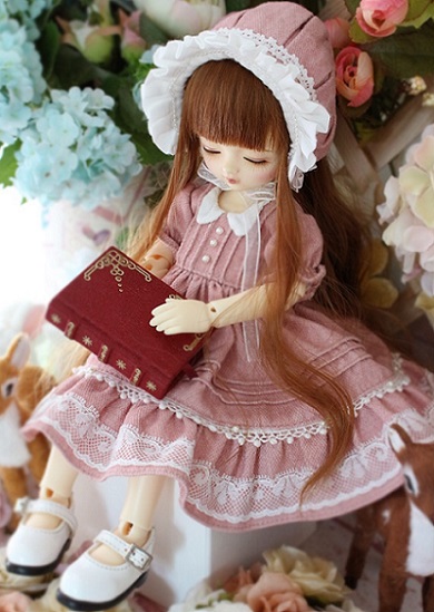 Love Type - Basic Bonnet Dress (Pink)